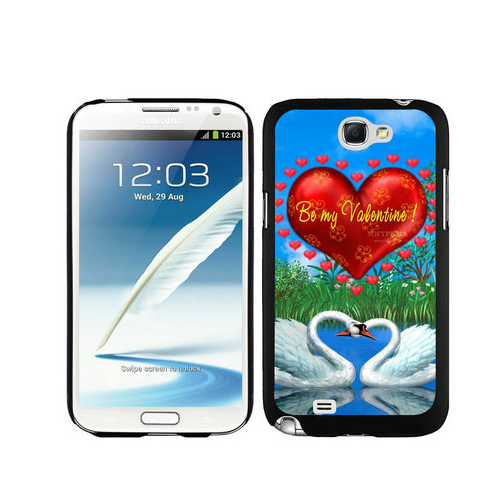 Valentine Swan Samsung Galaxy Note 2 Cases DPU | Women - Click Image to Close